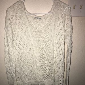 American Eagle white sweater
